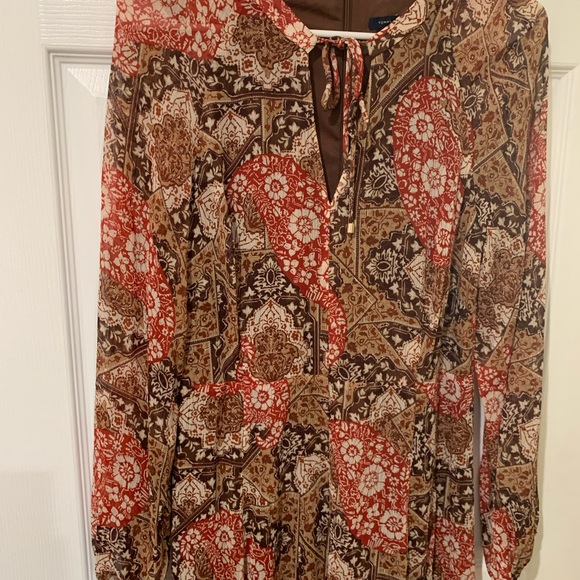 Tommy size 6 midi long sleeve dress - Picture 4 of 5